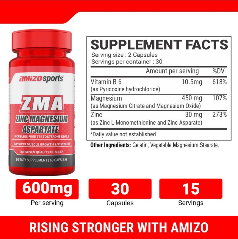 AMIZO ZMA,Recovery & Sleep Complex - Image 4