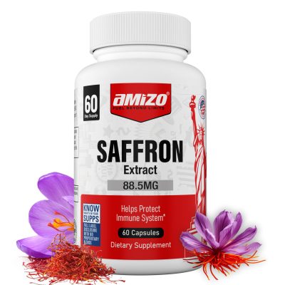 Amizo Saffron Extract, 60 Capsules