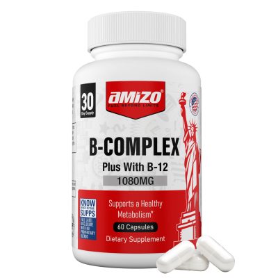 AMIZO Vitamin B Complex. 60 Veggie Capsules