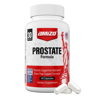 AMIZO Prostate, Saw Palmetto, Pygeum, Nettle Root, Zinc & Plant Sterols, 60 Capsules