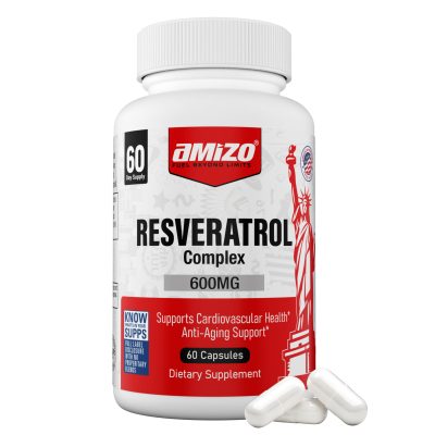 AMIZO Resveratrol 600mg, 60 Capsules