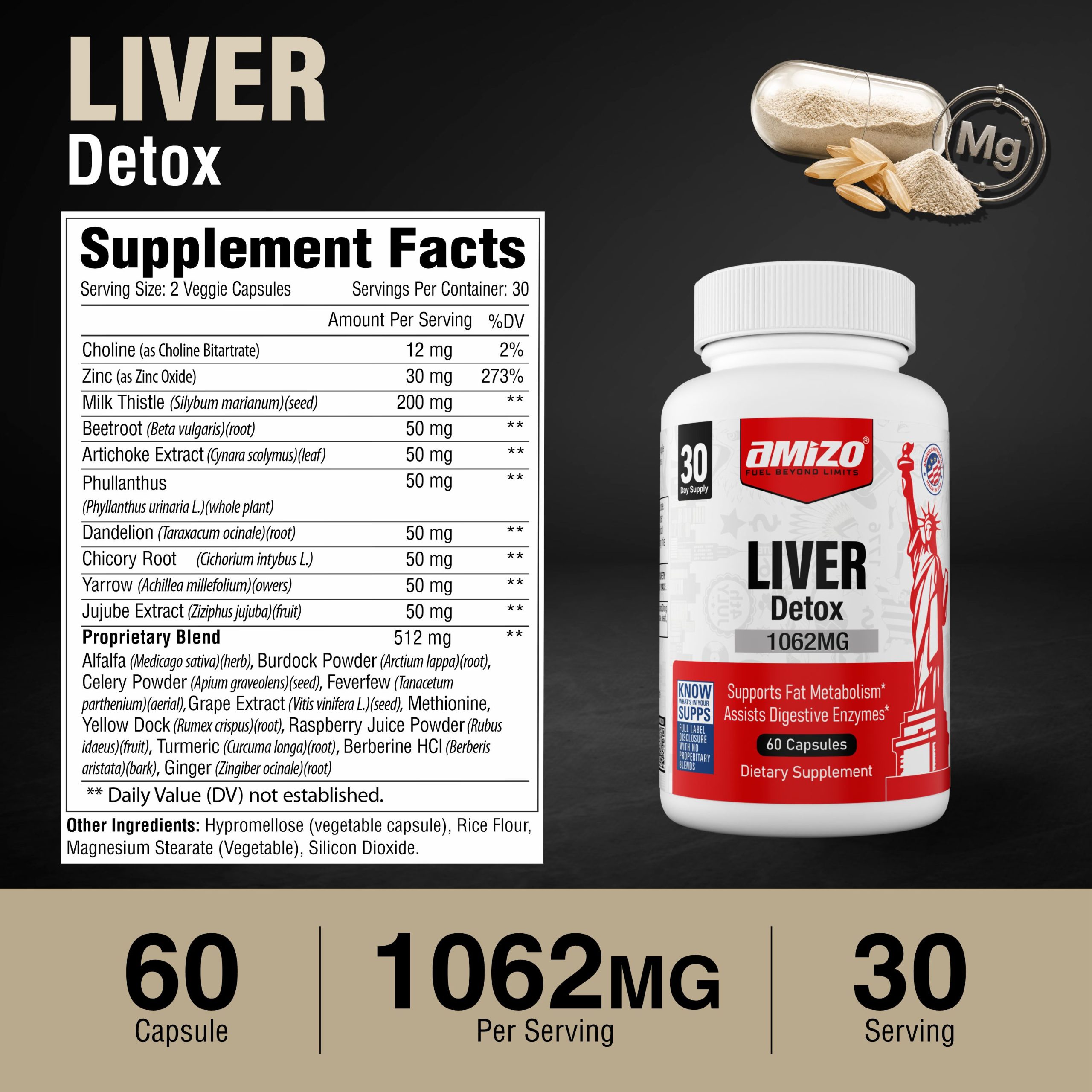 Amizo Liver Detox, 60 Capsules - Image 4