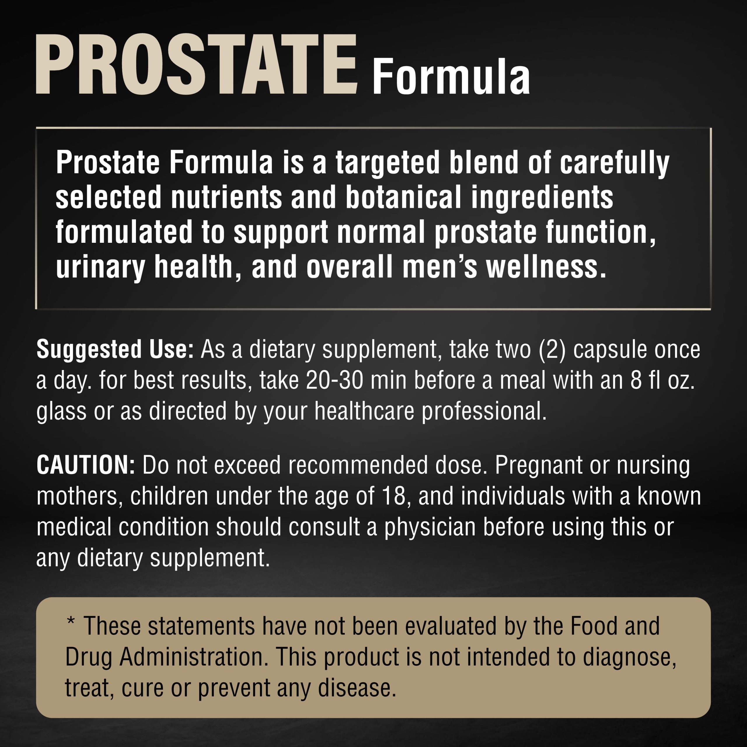 AMIZO Prostate, Saw Palmetto, Pygeum, Nettle Root, Zinc & Plant Sterols, 60 Capsules - Image 5
