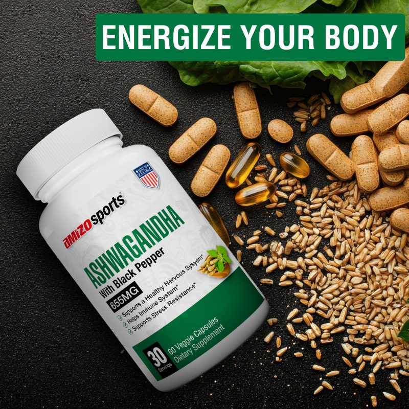 AmizoSports Ashwagandha with Black Pepper - Image 8