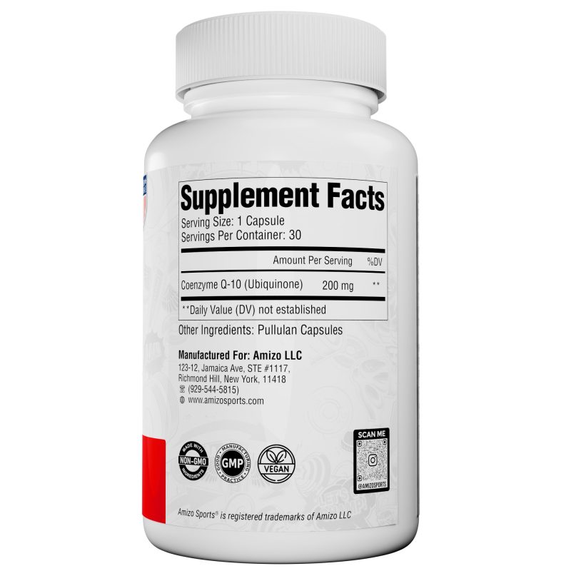 AmizoSports CoQ10 (Ubiquinone), 200mg - Image 2