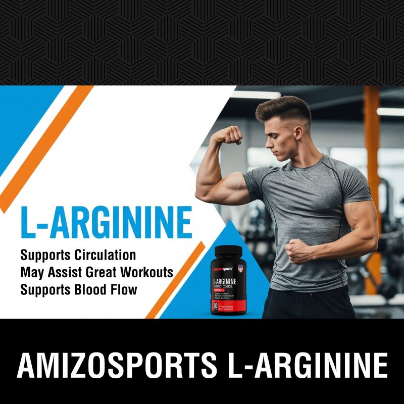 AmizoSports L-Arginine – Nitric Oxide Formula - Image 6