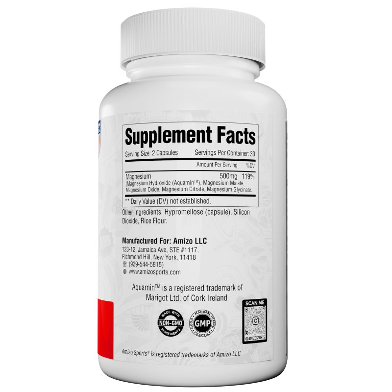 AmizoSports Magnesium Complex, 500mg - Image 2