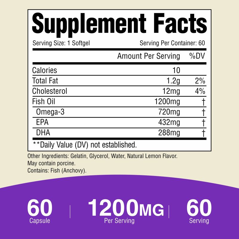 AmizoSports Omega 3 Fish Oil-1000mg - Image 2