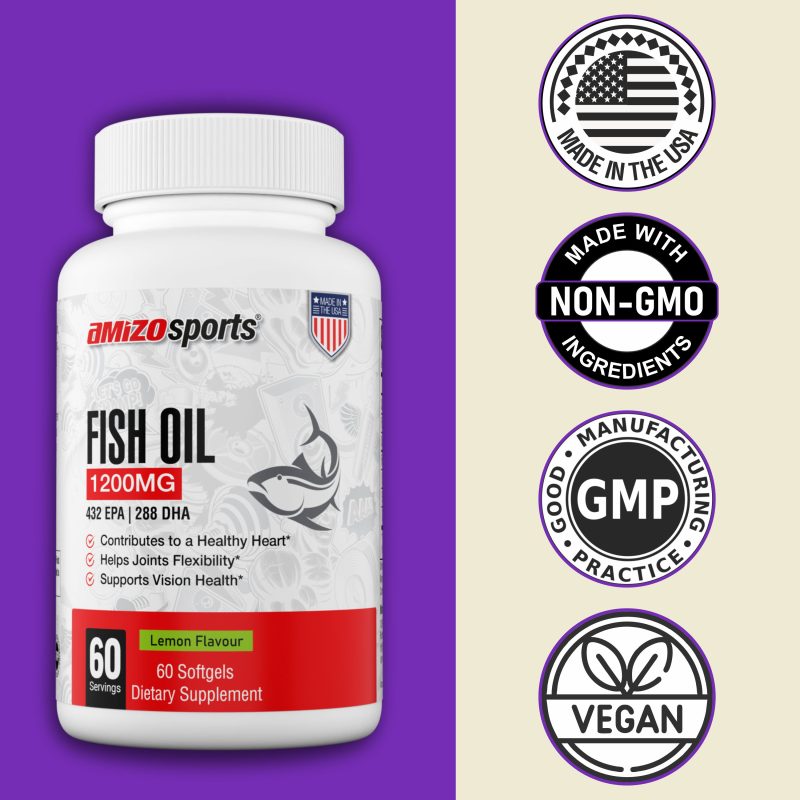 AmizoSports Omega 3 Fish Oil-1000mg - Image 4