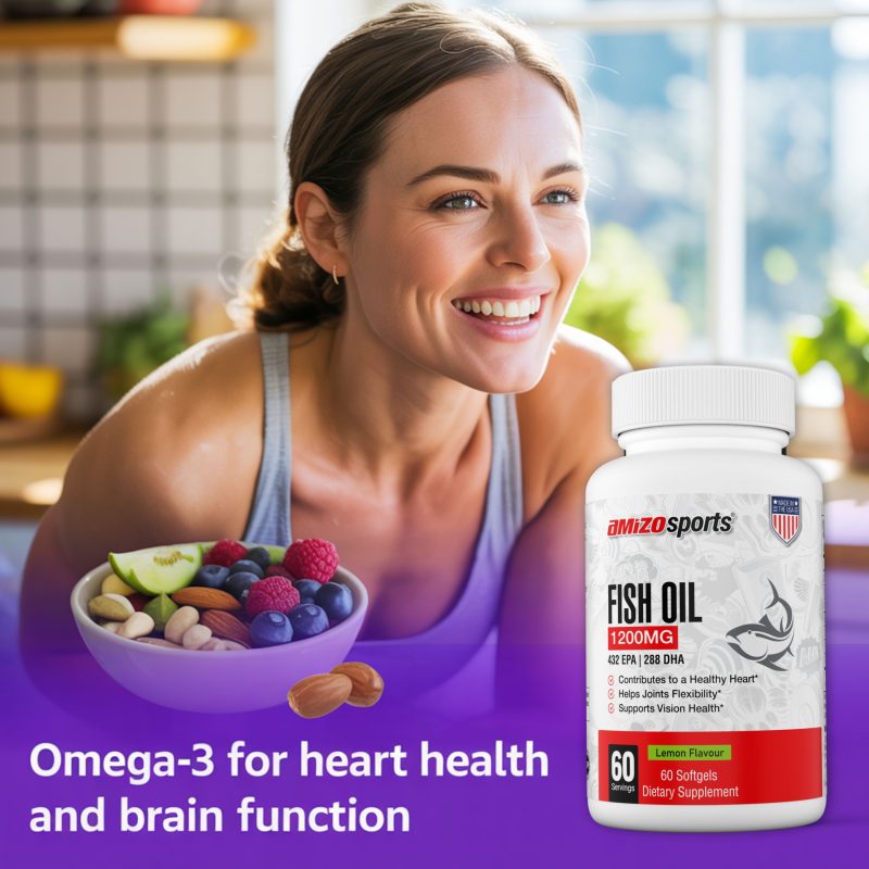 AmizoSports Omega 3 Fish Oil-1000mg - Image 3