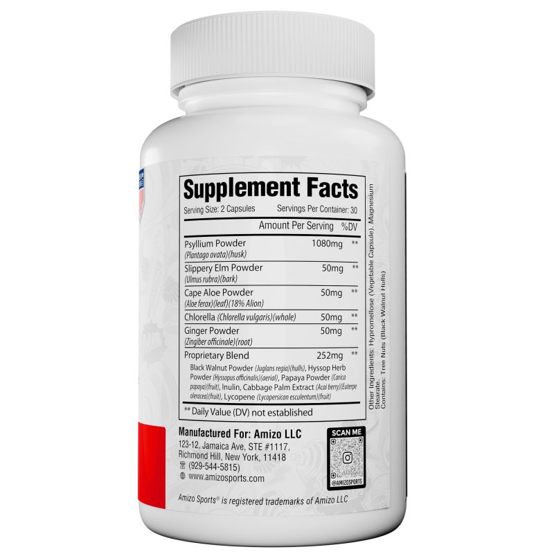 AmizoSports Psyllium Husk Plus, 1080mg - Image 2