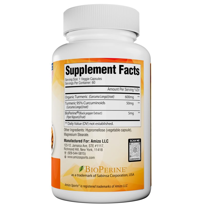 AmizoSports Turmeric with BioPerine® - Image 2