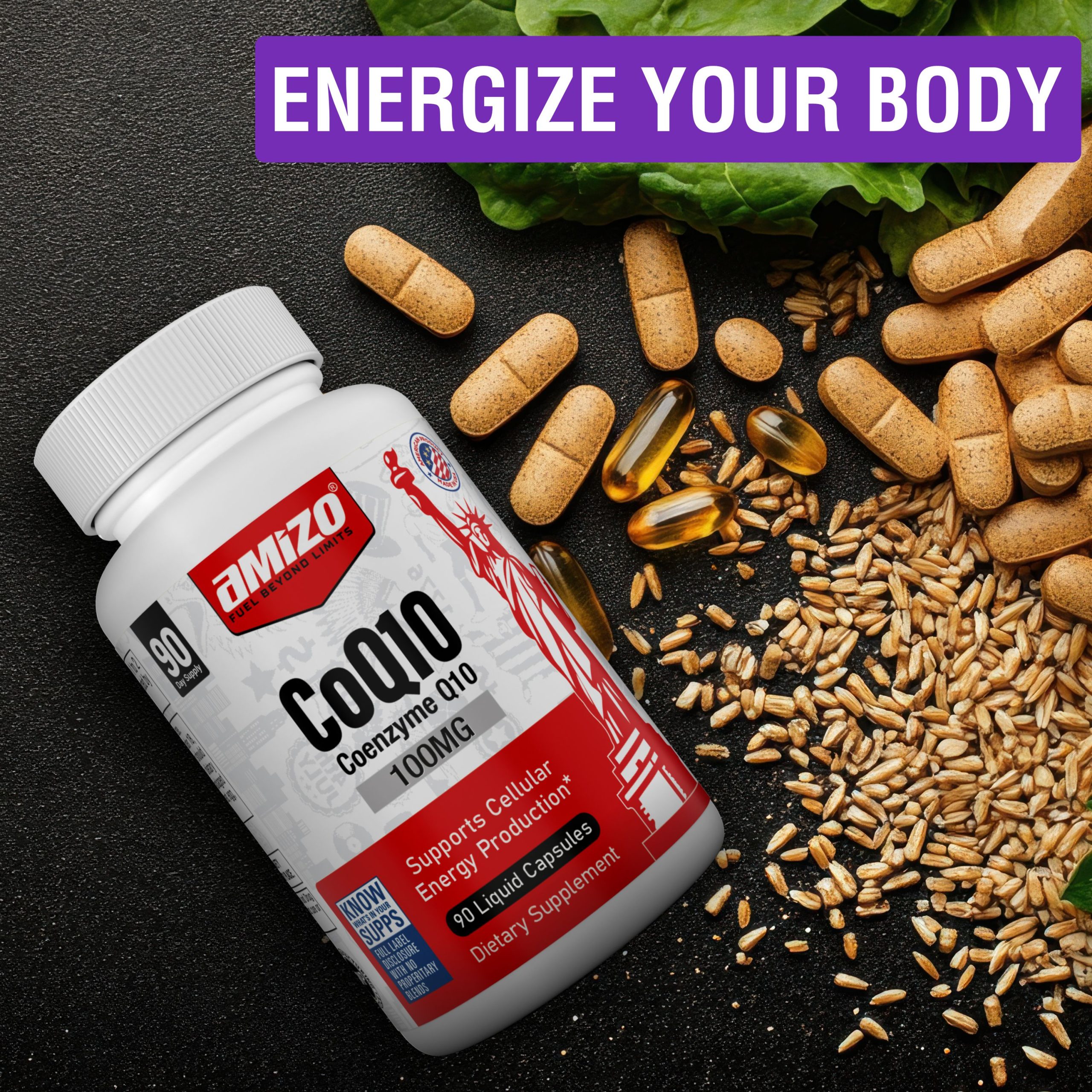 Amizo CoQ10 100mg - Image 3
