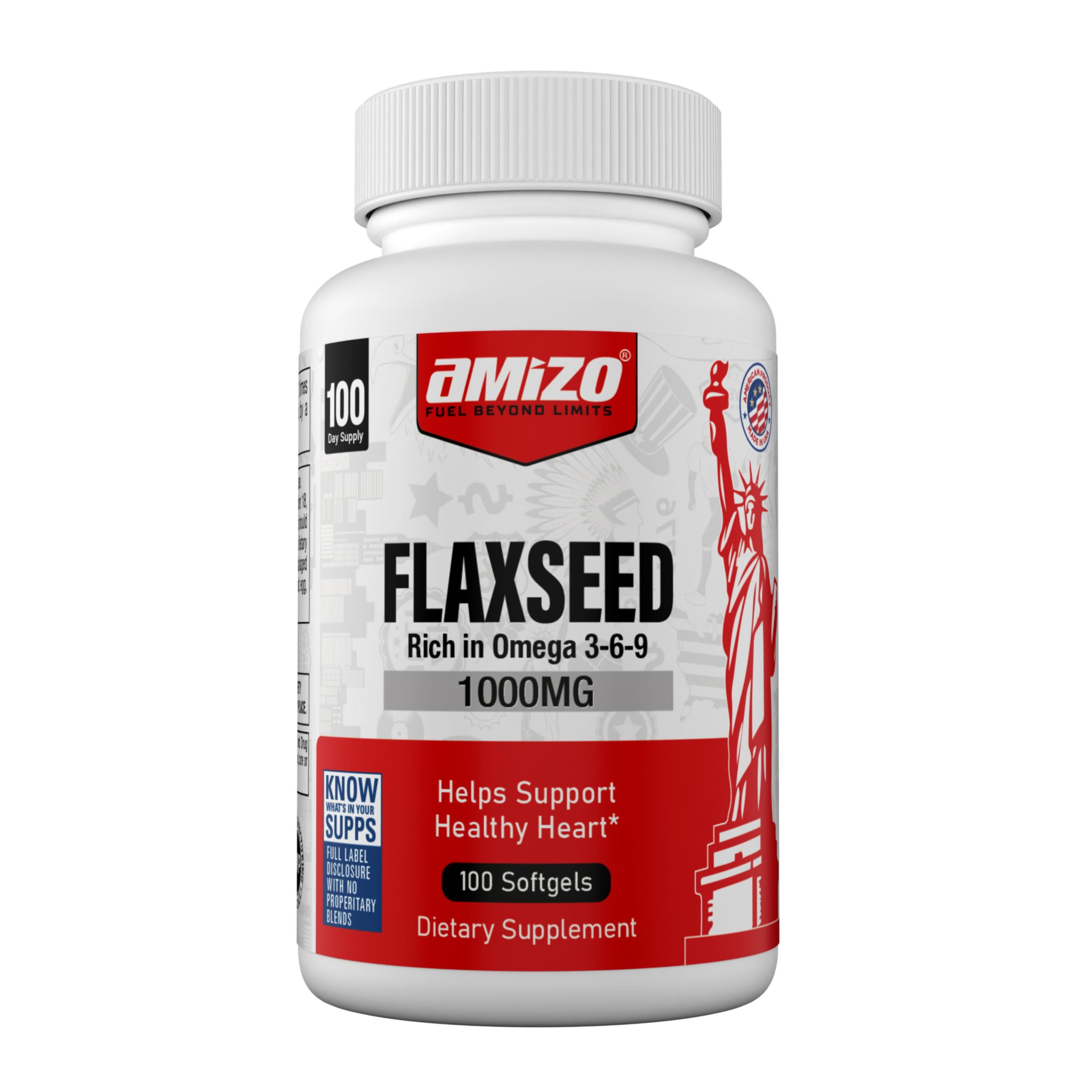 Amizo Flax Seed Oil, Omega 3 6 9