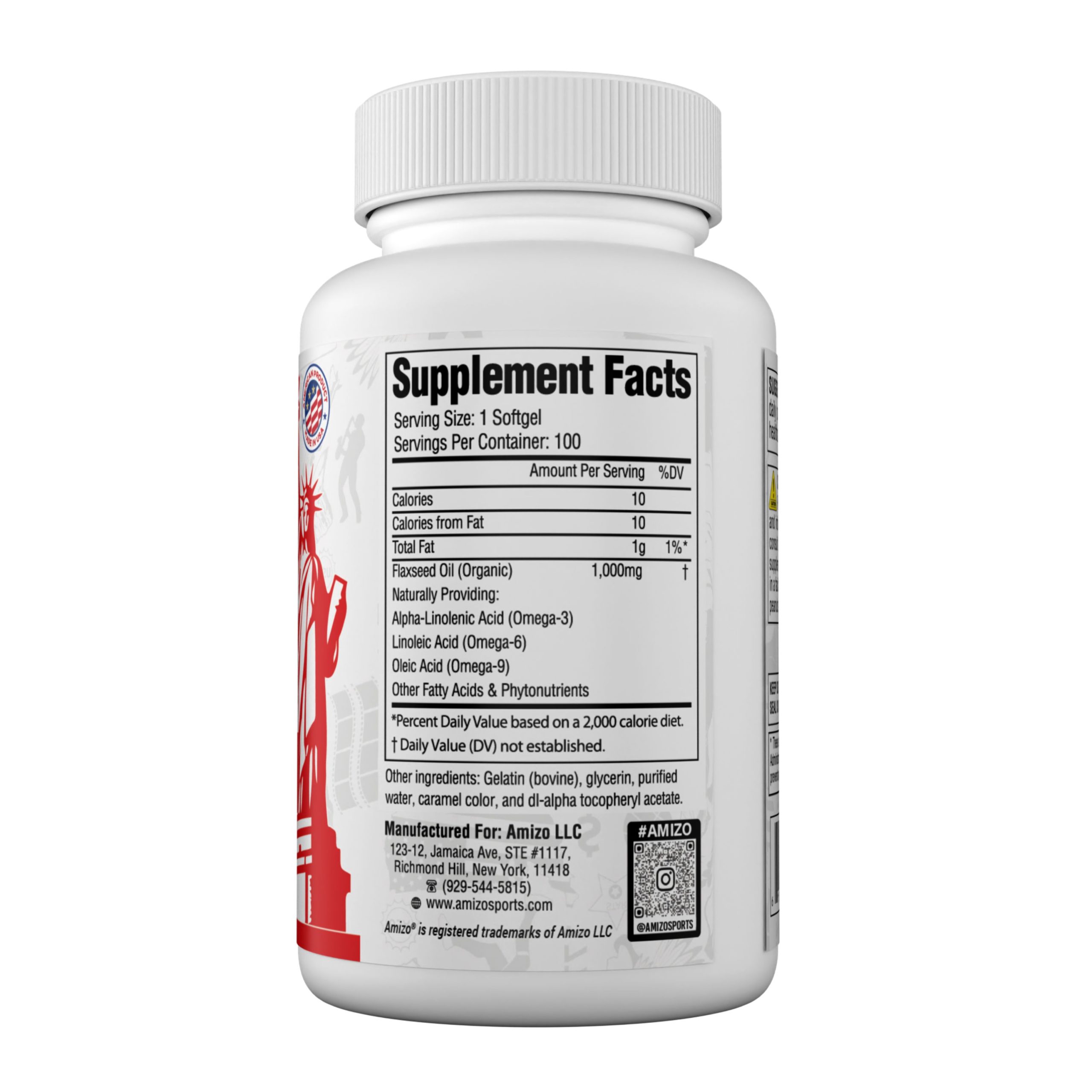Amizo Flax Seed Oil, Omega 3 6 9 - Image 8