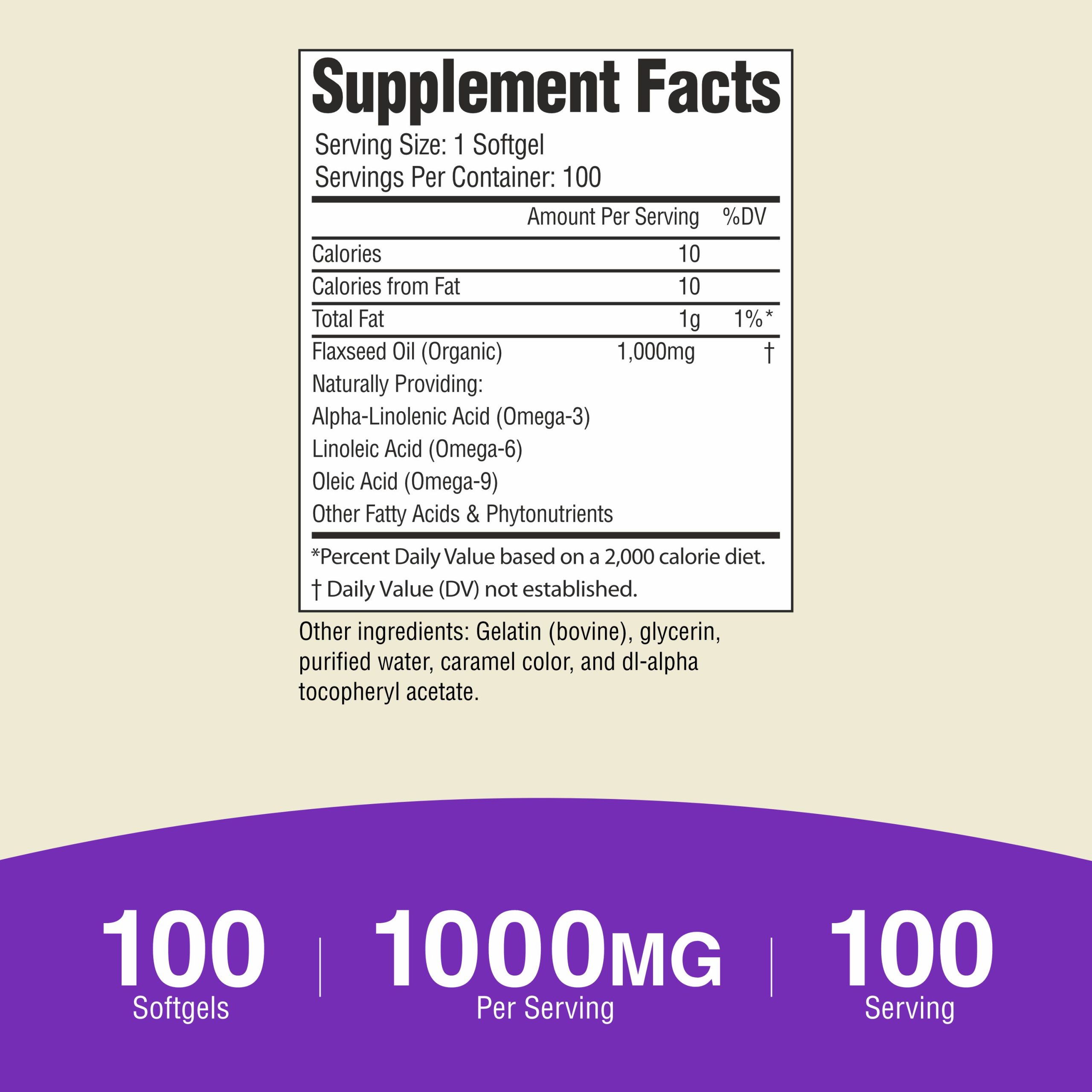 Amizo Flax Seed Oil, Omega 3 6 9 - Image 7